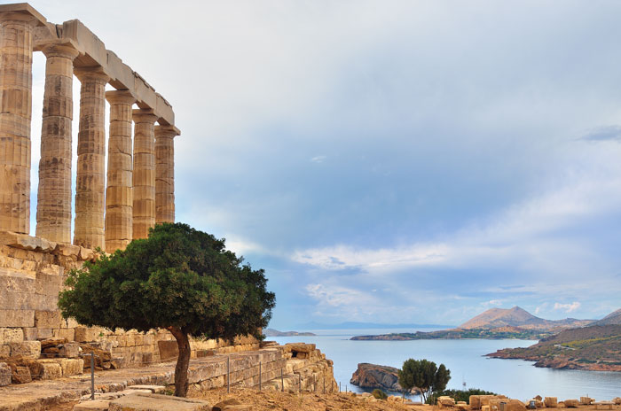 311 front700 Temple of Poseidon Sounio DP znm666